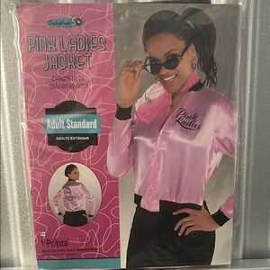 Grease Pink Ladies Satin Sandy costume Jacket Fits up to size 8